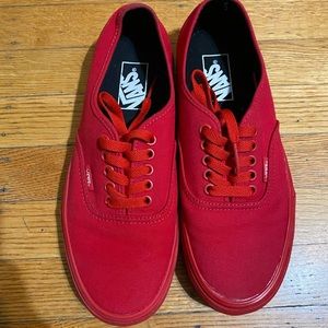 All Red Vans